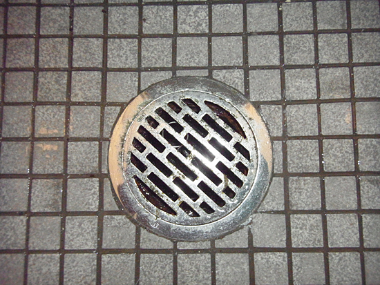 使用実例 トイレの排水溝の蓋の錆びを除去 使用実例 オールグリーン